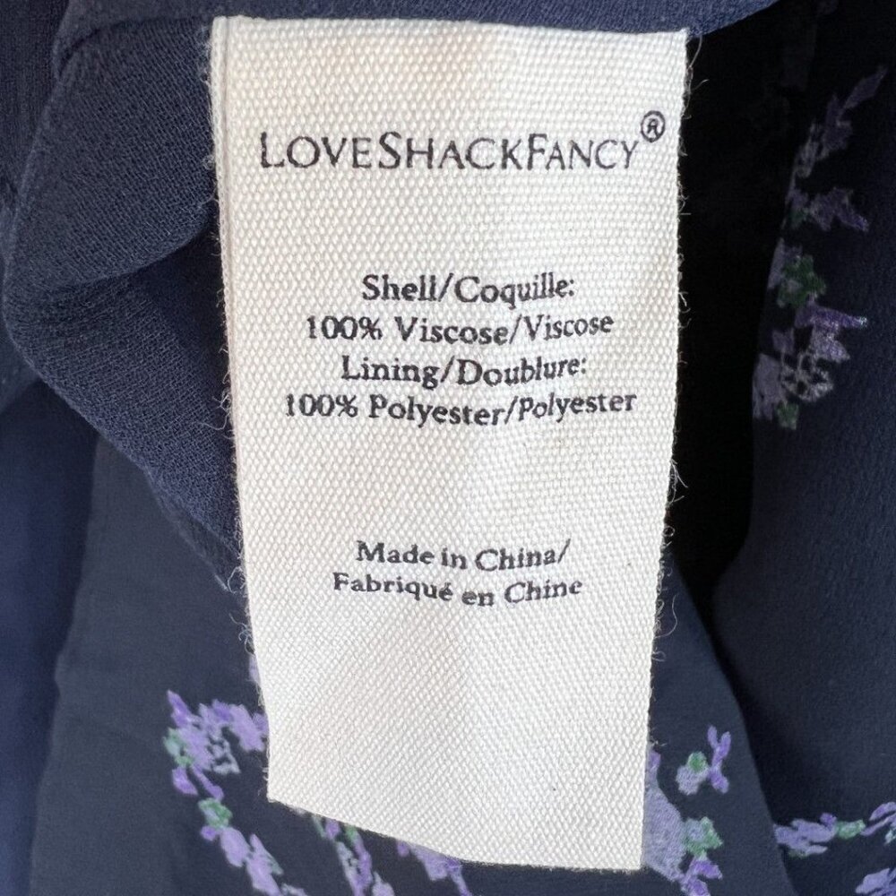 NEW LoveShackFancy Kover Blue Maxi Dress $595 - Picture 15 of 16